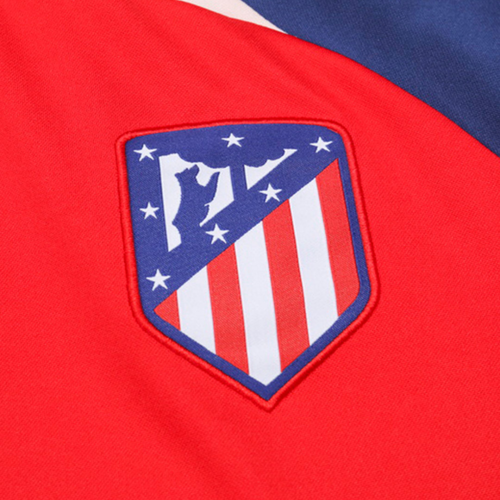 Atletico Madrid Zipper Sweatshirt Kit(Top+Pants) Red 2023/24