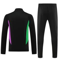 Bayern Munich Zipper Sweatshirt Kit(Top+Pants) Black 2023/24