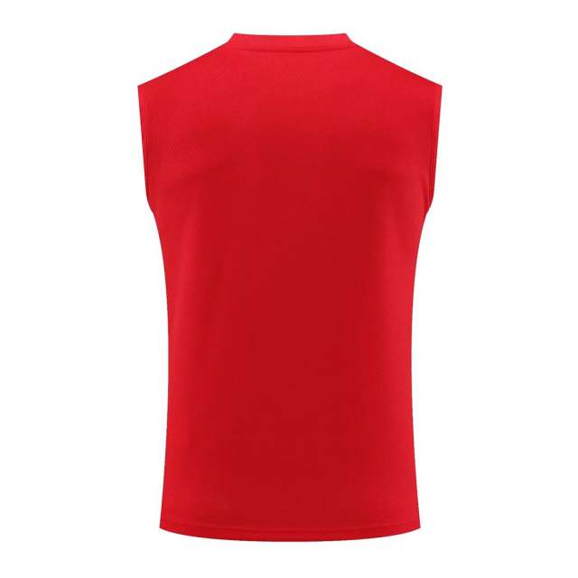 Bayern Munich Sleeveless Training Kit (Top+Shorts) Red 2023/24