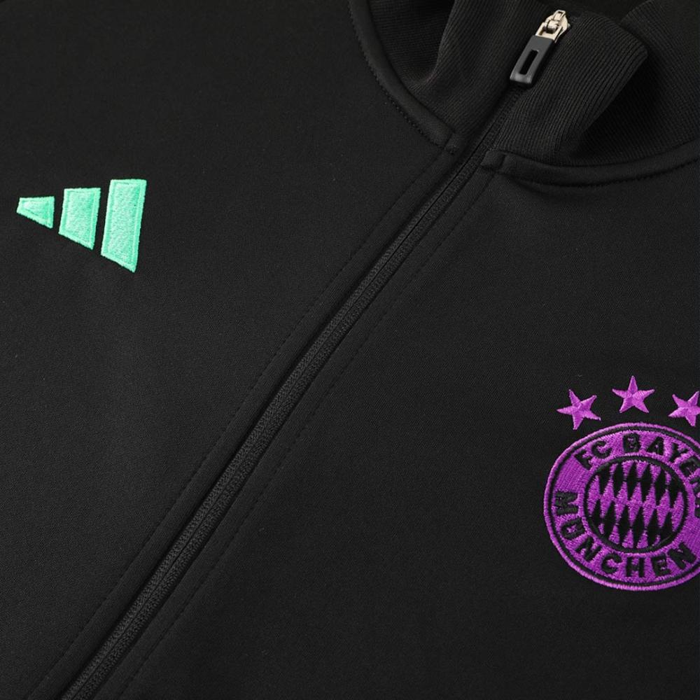 Bayern Munich Training Kit (Jacket+Pants) Black 2023/24