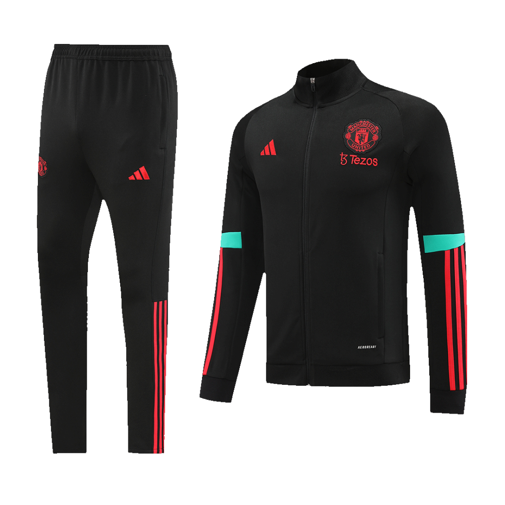 Manchester United Training Kit (Jacket+Pants) Black 2023/24