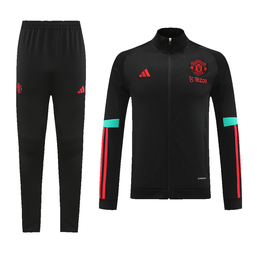 Manchester United Training Kit (Jacket+Pants) Black 2023/24