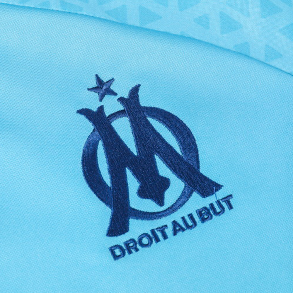 Kids Marseille Zipper Sweatshirt Kit(Top+Pants) Blue 2023/24