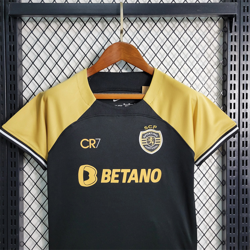 23-24 Sporting CP Third Away Kids Kit Jersey+Shorts