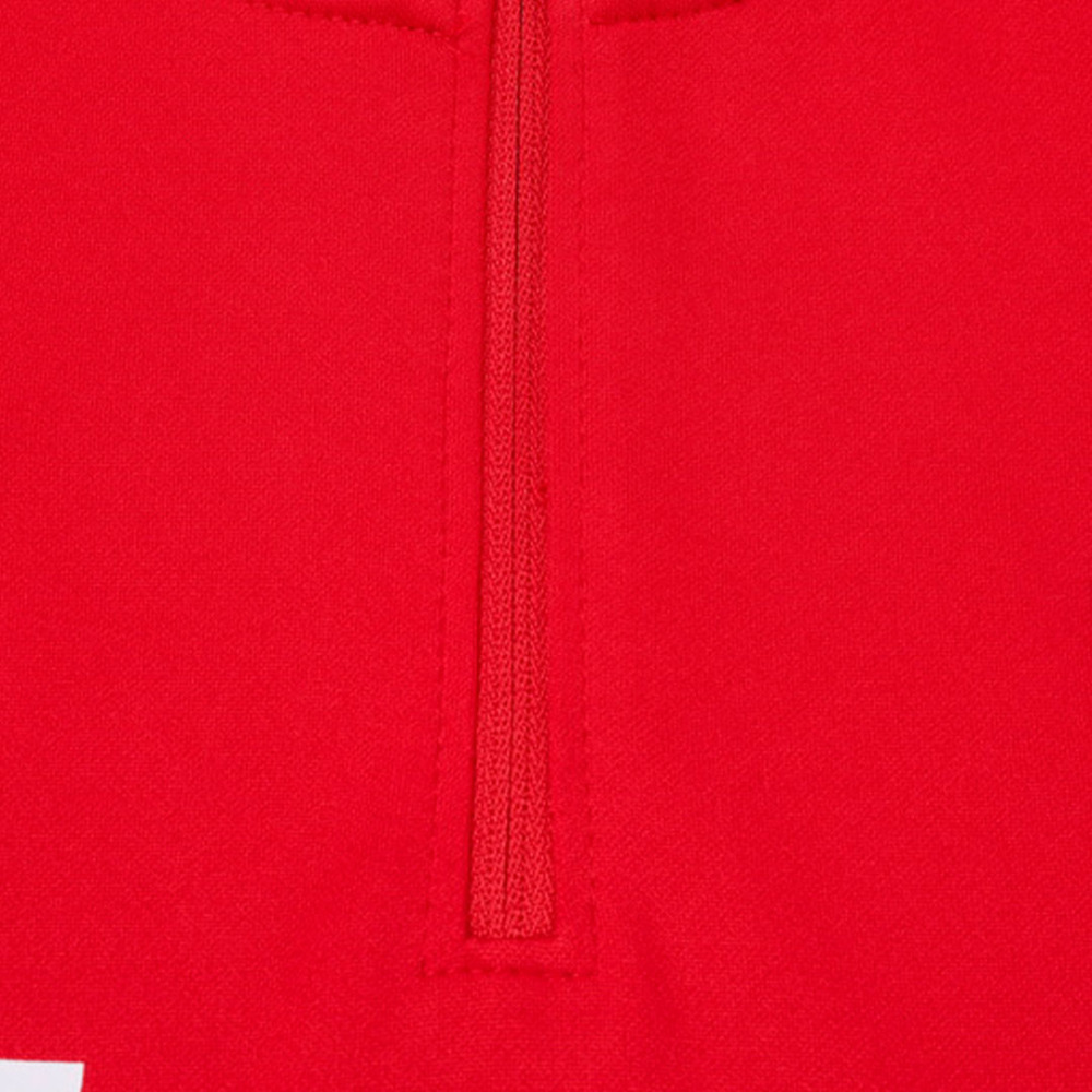 Kids Napoli Zipper Sweatshirt Kit(Top+Pants) Red 2023/24