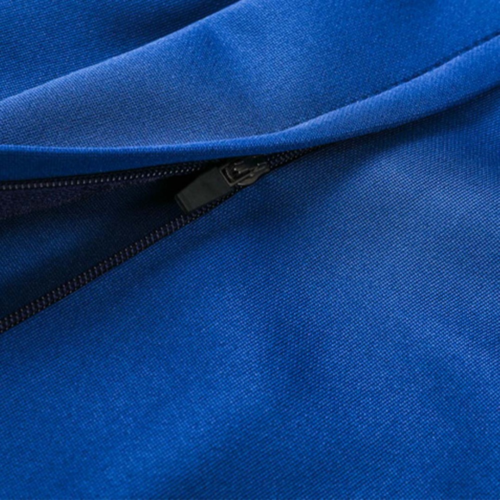 Marseille Zipper Sweatshirt Kit(Top+Pants) Blue 2023/24
