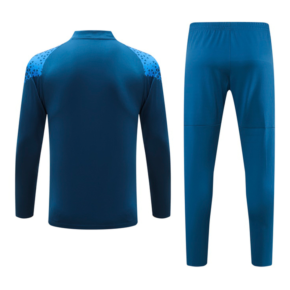 Kids Marseille Zipper Sweatshirt Kit(Top+Pants) Navy 2023/24