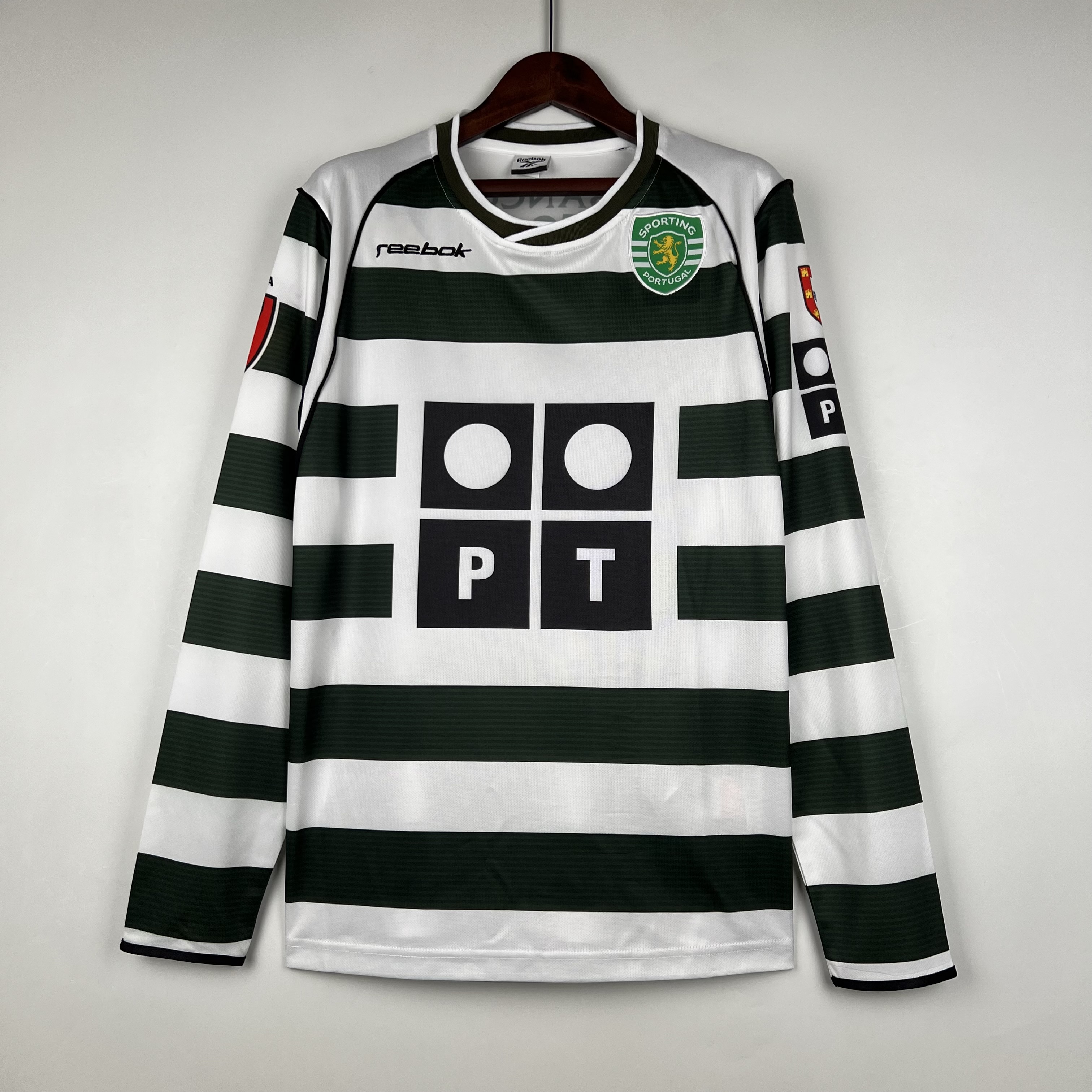 2001/03 Sporting CP Home Retro Jersey Long Sleeve