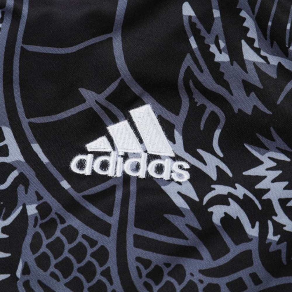 Real Madrid Zipper Sweatshirt Kit(Top+Pants) Black 2023/24