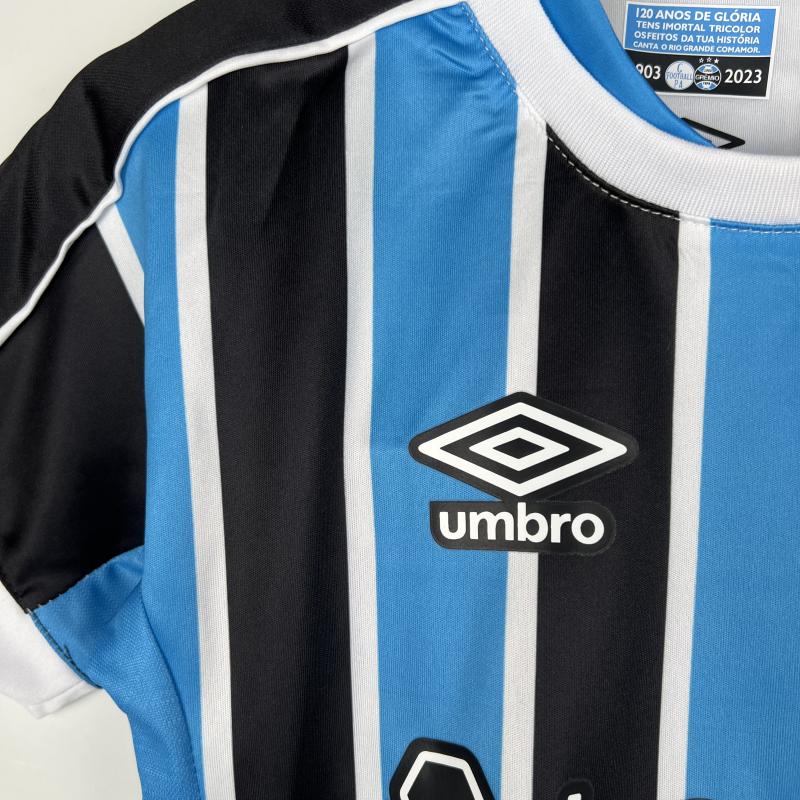 23-24 Grêmio FBPA Home Kids Kit Jersey+Shorts
