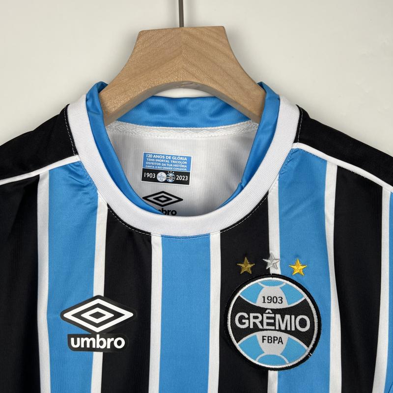 23-24 Grêmio FBPA Home Kids Kit Jersey+Shorts