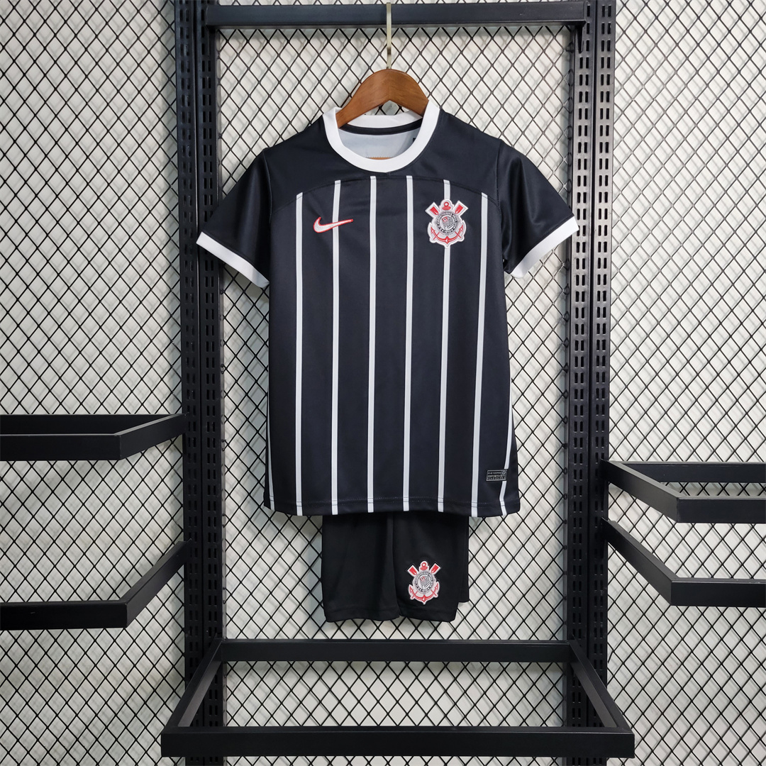 23-24 Corinthians Away Kids Kit Jersey+Shorts