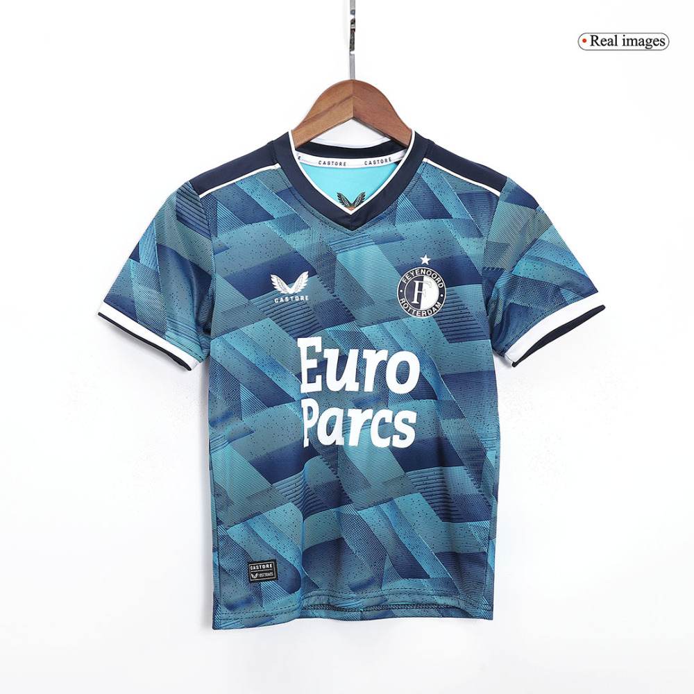 23-24 Feyenoord Away Kids Kit Jersey+Shorts
