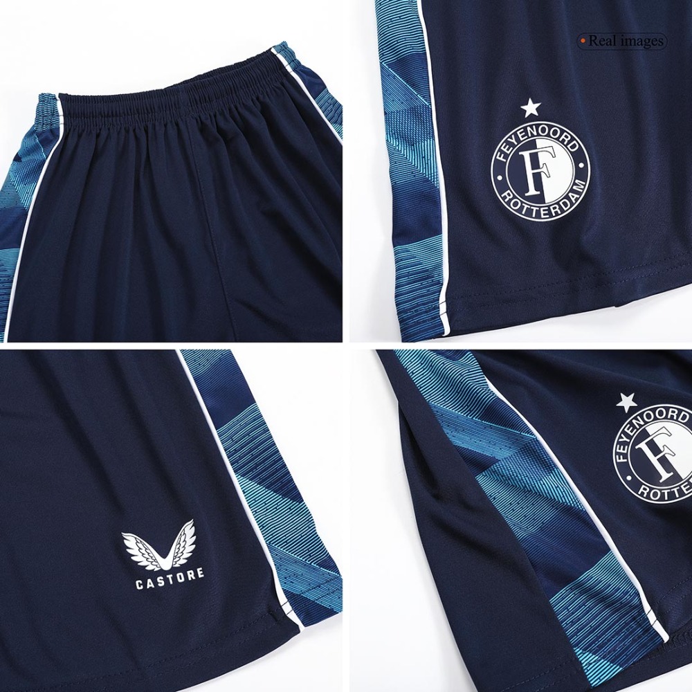 23-24 Feyenoord Away Kids Kit Jersey+Shorts