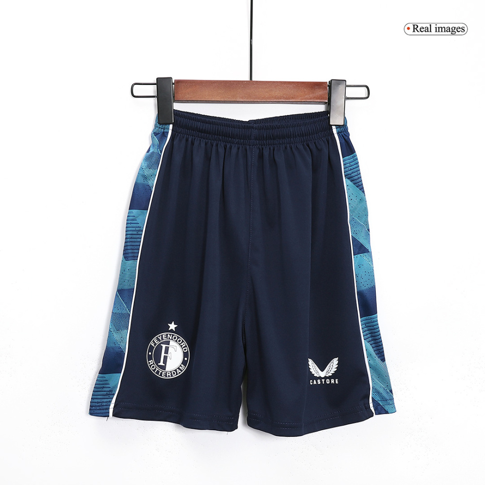 23-24 Feyenoord Away Kids Kit Jersey+Shorts