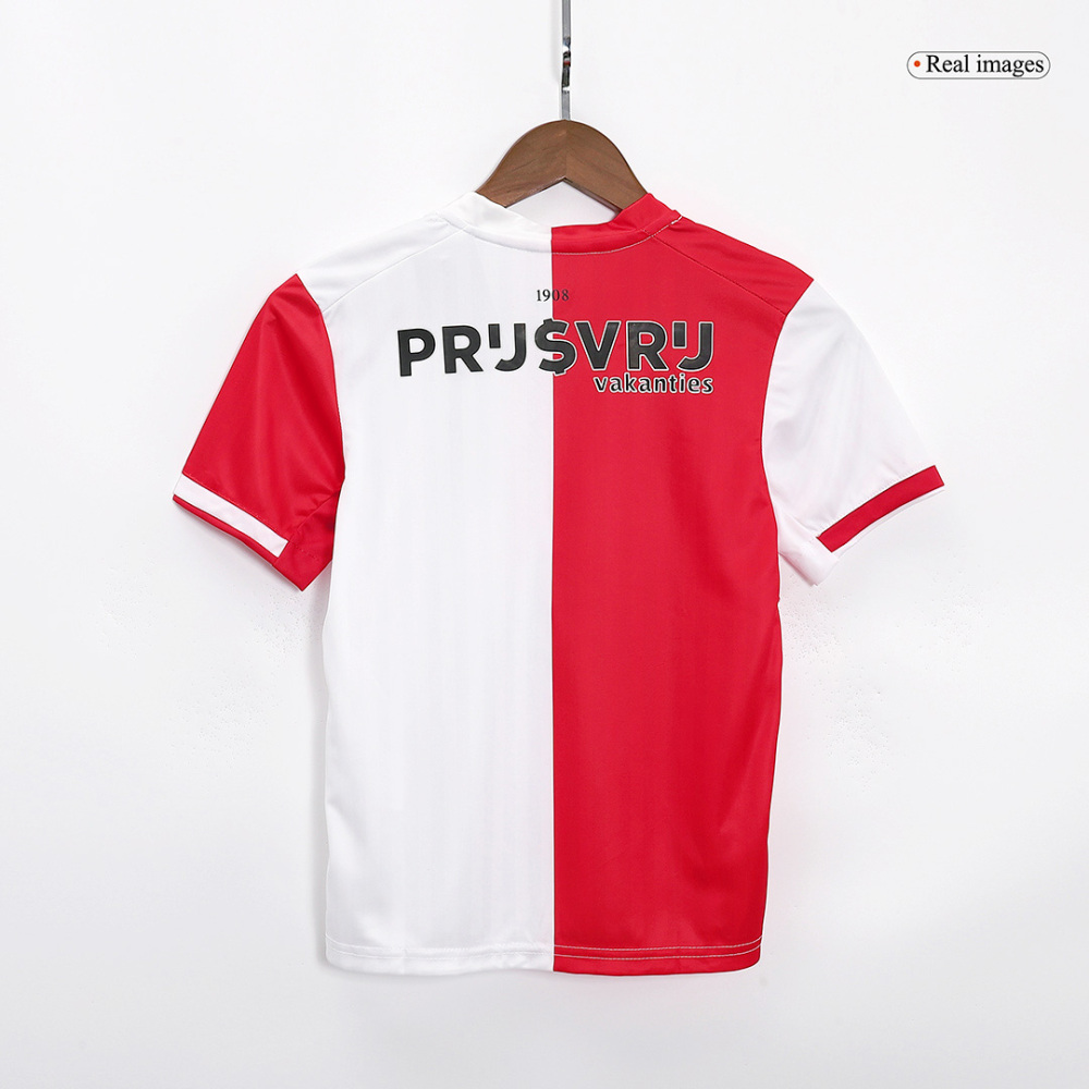 23-24 Feyenoord Home Kids Kit Jersey+Shorts