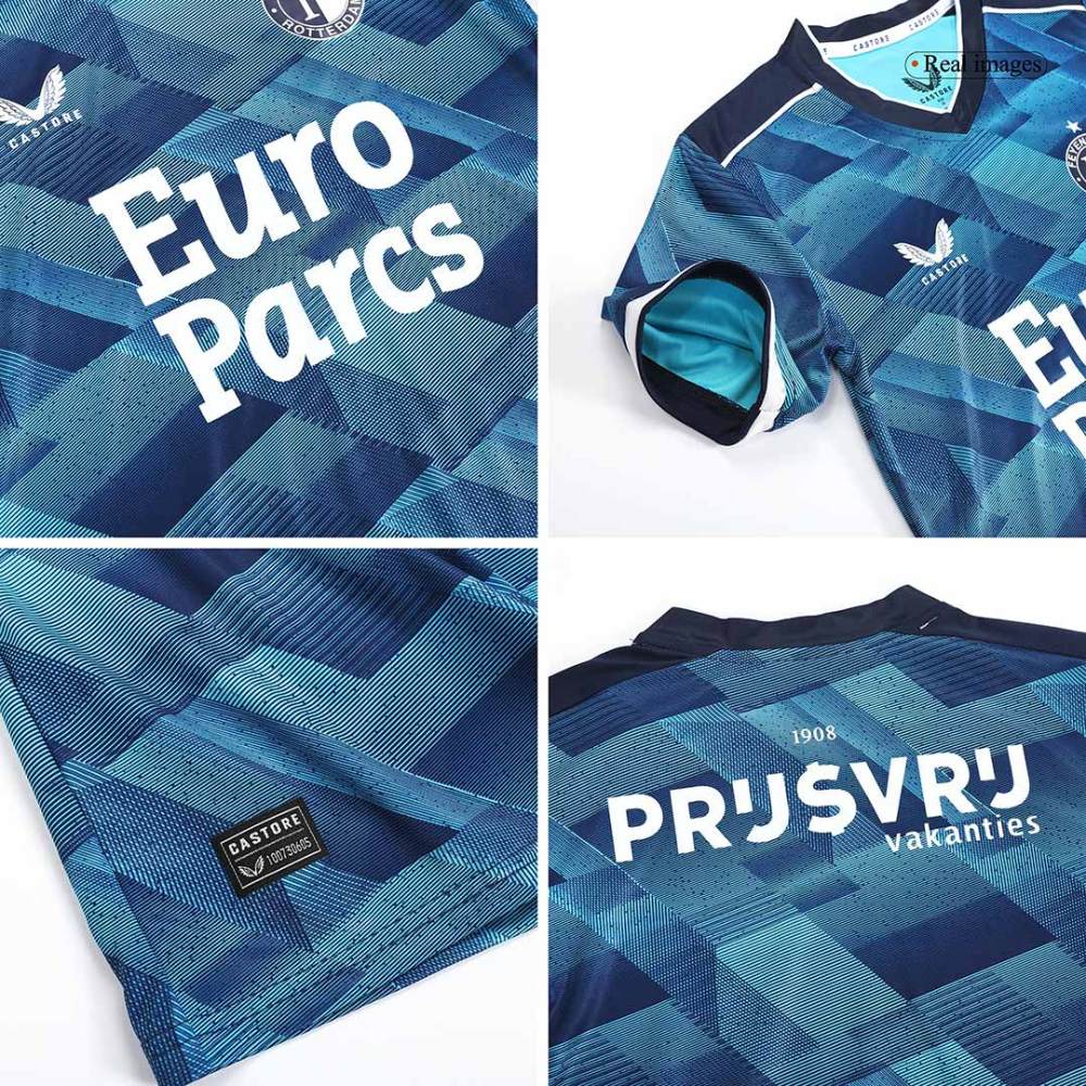23-24 Feyenoord Away Kids Kit Jersey+Shorts