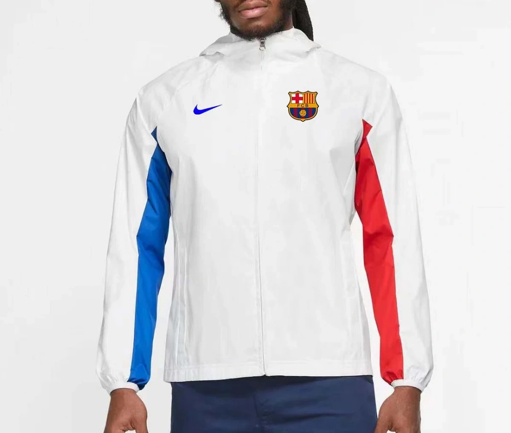 2023/2024 Barcelona Jersey Windbreaker White