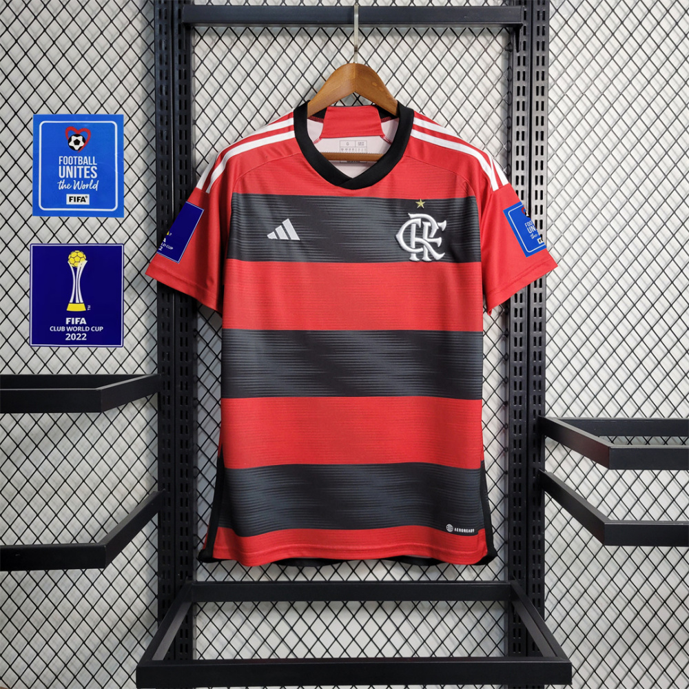 23-24 CR Flamengo Home Jersey Fan Edition