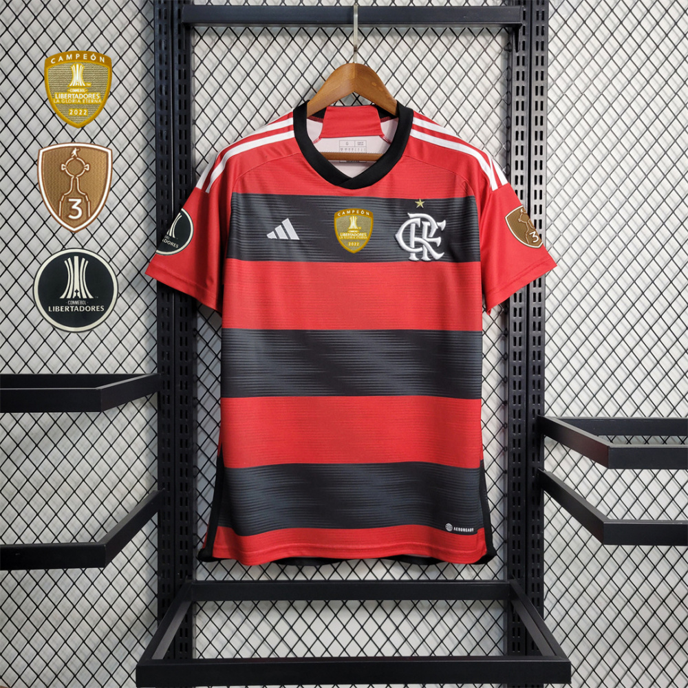 23-24 CR Flamengo Home Jersey Fan Edition