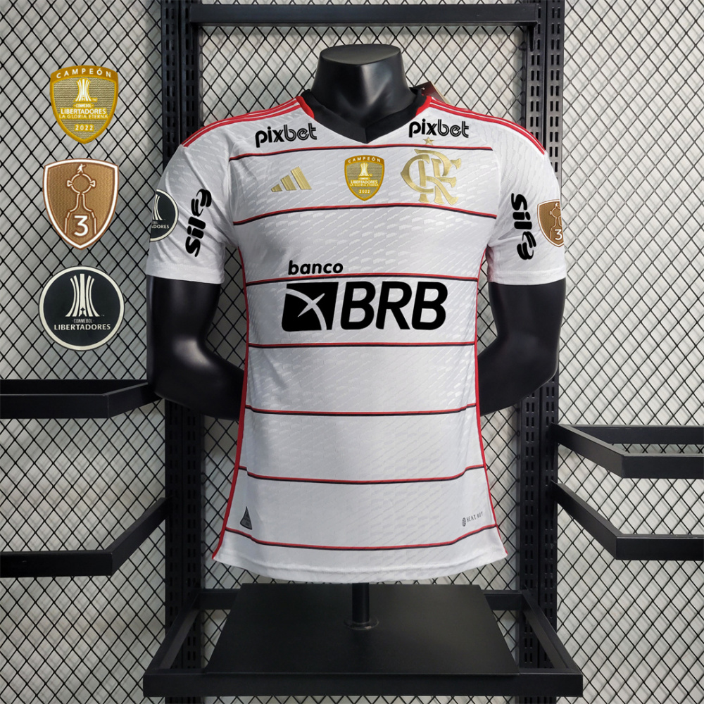23-24 CR Flamengo Away Jersey Player Edition