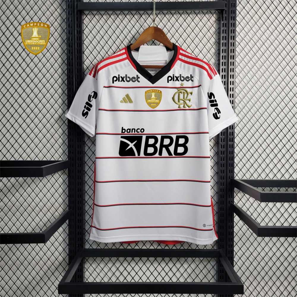 23-24 CR Flamengo Away Jersey Fan Edition