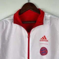 2023-2024 Bayern Munich Reversible Windbreaker （Red-white）Soccer Jersey 1:1 Thai Quality