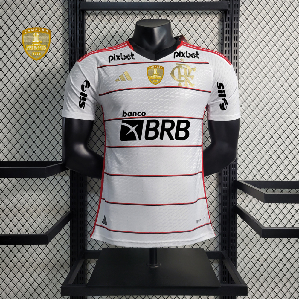 23-24 CR Flamengo Away Jersey Player Edition