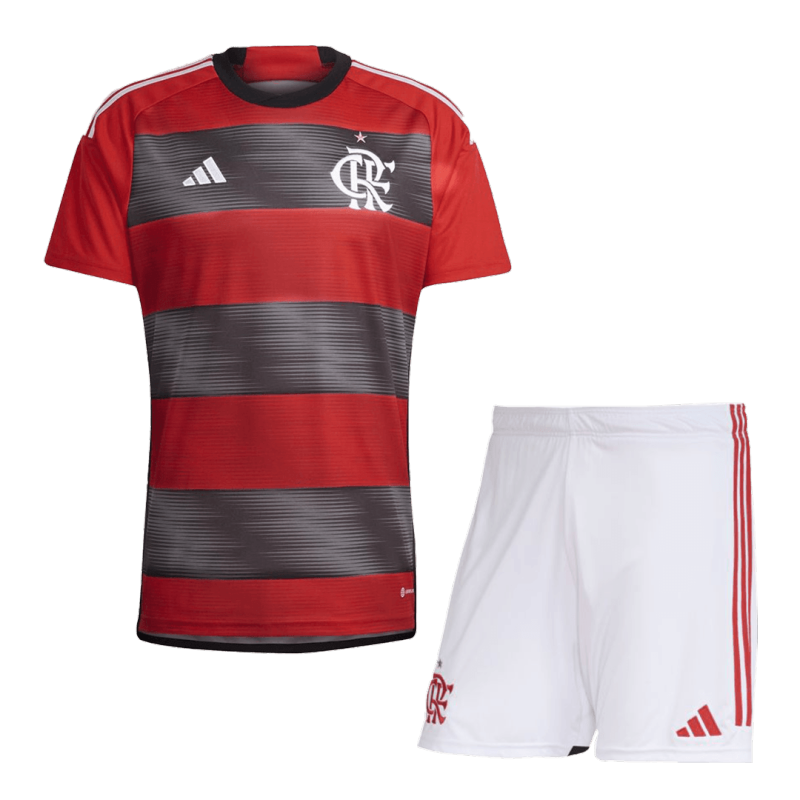 23-24 CR Flamengo Home Kit Jersey+Shorts
