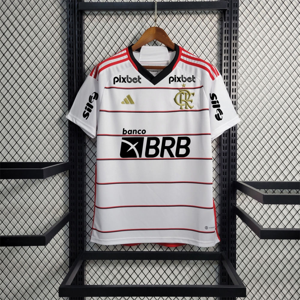 23-24 CR Flamengo Away Jersey Fan Edition