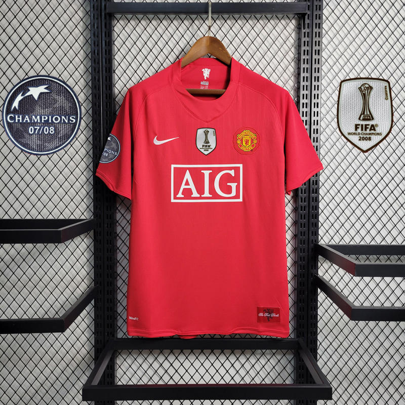 07-08 Manchester United Home Retro Jersey