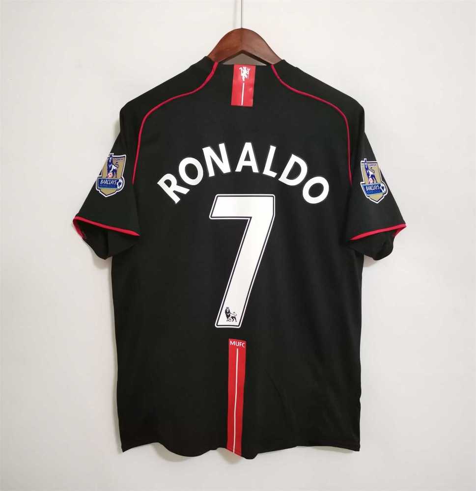07-08 Manchester United Away Retro Jersey