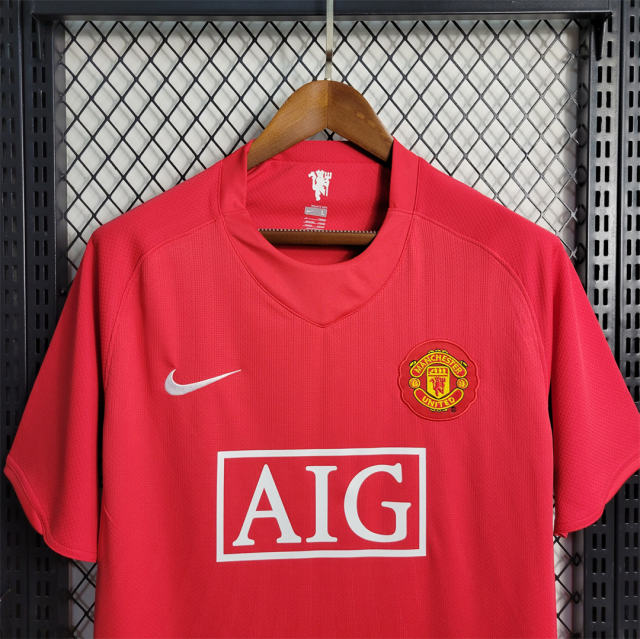07-08 Manchester United Home Retro Jersey