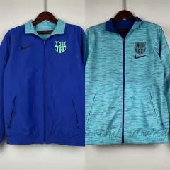 2023/2024 Barcelona Reversible Windbreaker Blue Soccer Jersey 1:1 Thai Quality