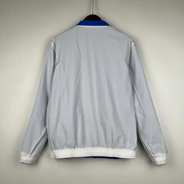 2023/2024 Lyon Reversible Windbreaker（Blue-white）Soccer Jersey 1:1 Thai Quality