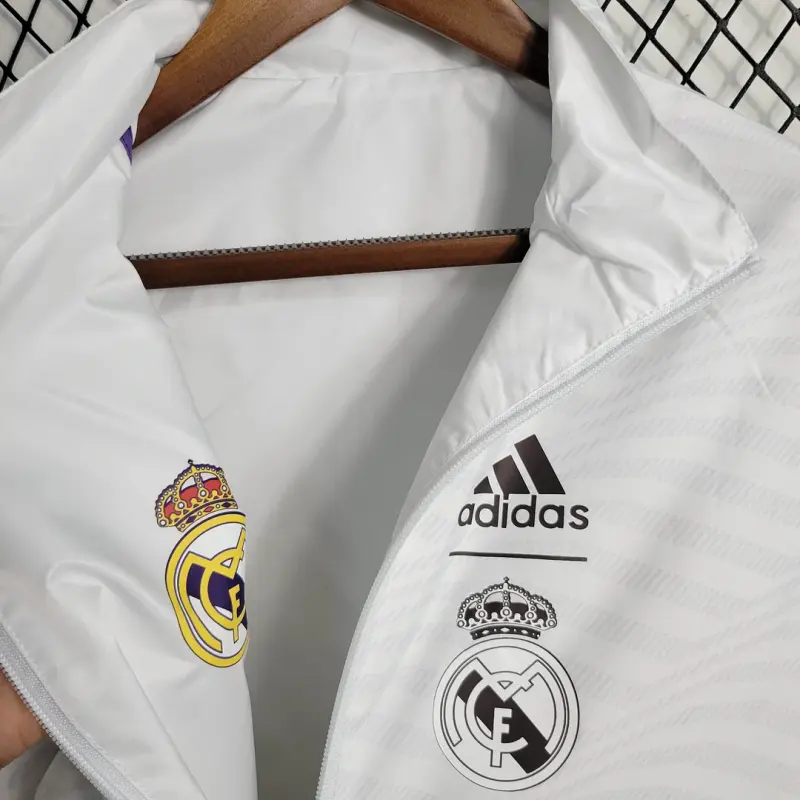 2023/2024 Real Madrid Reversible Windbreaker White