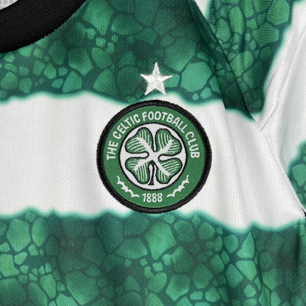 23-24 Celtic Home Soccer Jersey Kids Kit Jersey+Short