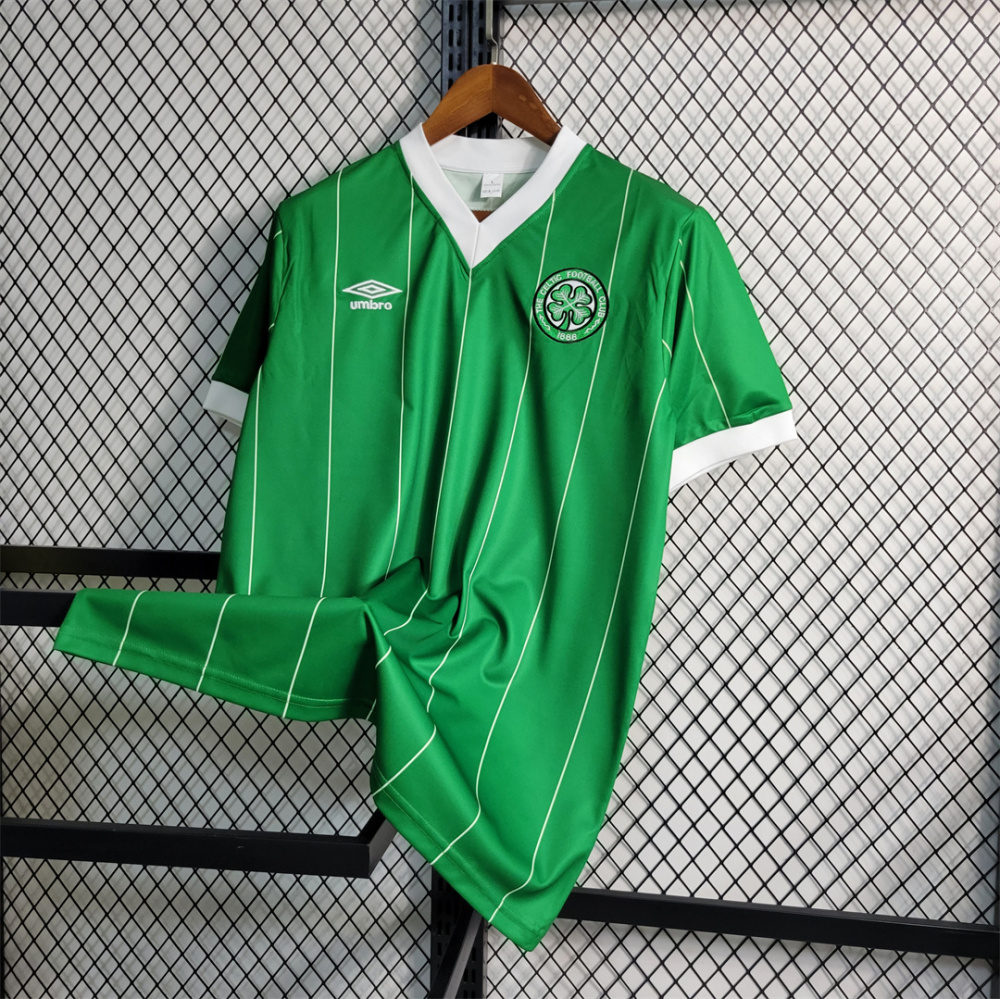 1984/86 Celtic Home Soccer Jersey Retro Version