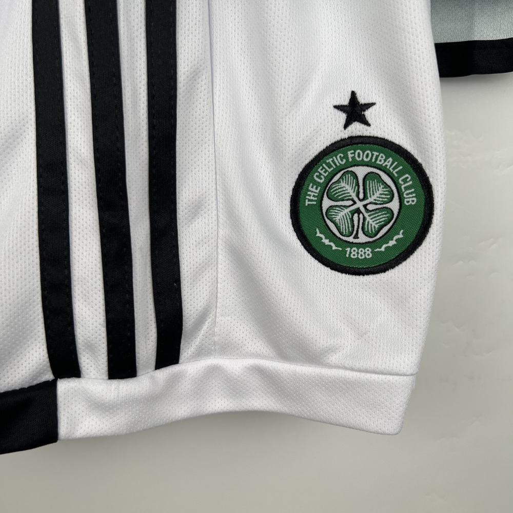 23-24 Celtic Home Soccer Jersey Kids Kit Jersey+Short