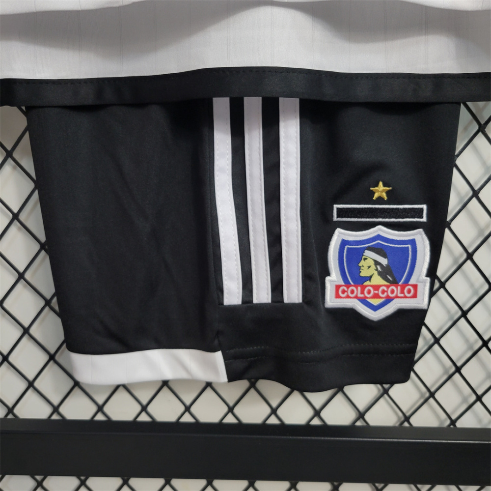 2023-24 Colo Colo Home Kids Kit Jersey+Shorts