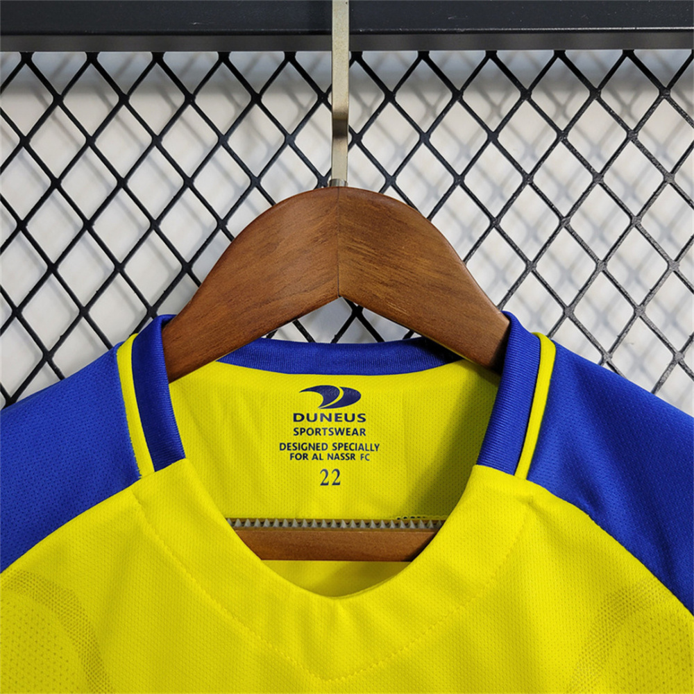 22-23 Al-Nassr Victory Home Kids Kit Jersey+Shorts
