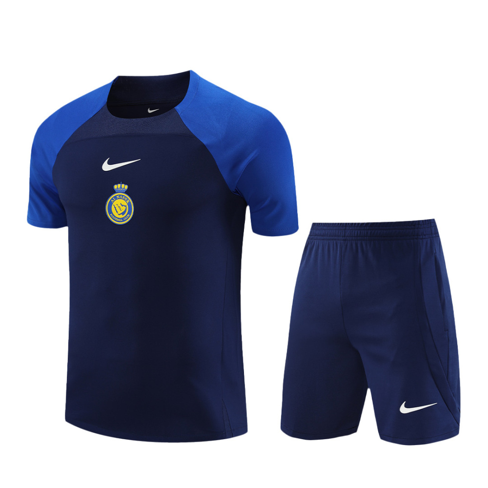 23-24 Al-Nassr Victory Pre-match Jersey+Shorts