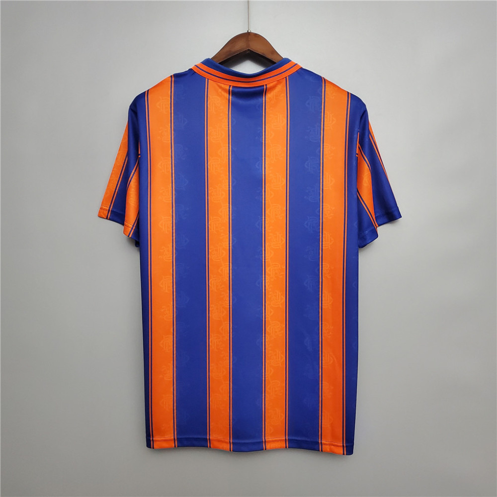 1993-94 Glasgow Rangers Away Soccer Retro Jersey