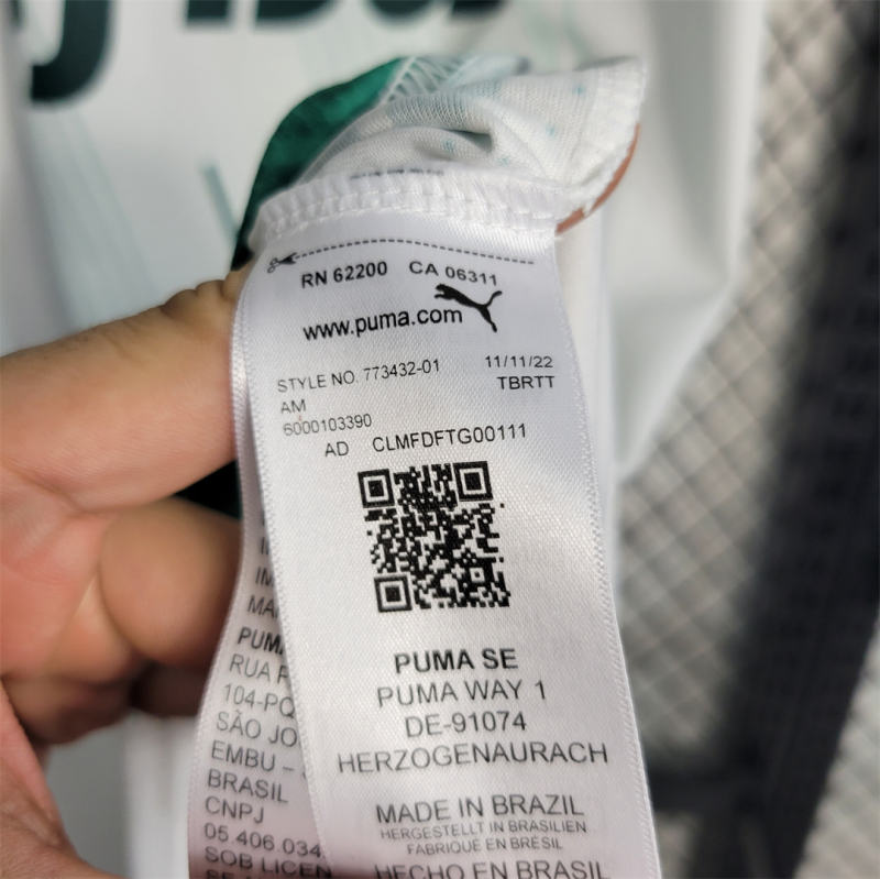 23-24 SE Palmeiras Away Jersey Fan Edition