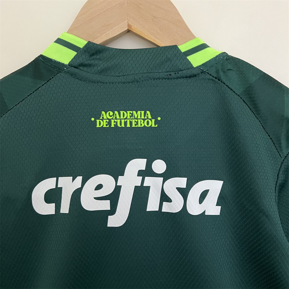 23-24 SE Palmeiras Home Kids Kit Jersey+Shorts