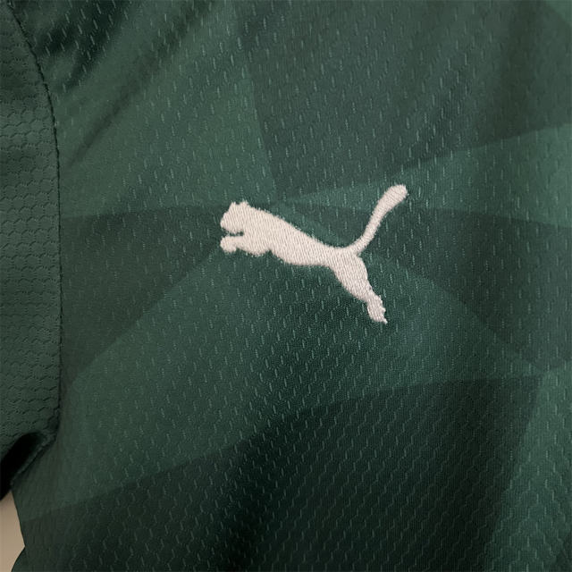 23-24 SE Palmeiras Home Kids Kit Jersey+Shorts