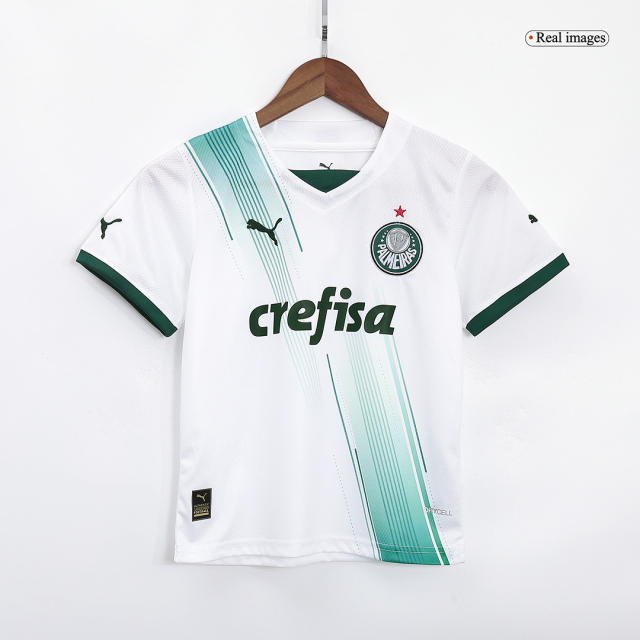 23-24 SE Palmeiras Away Kids Kit Jersey+Shorts