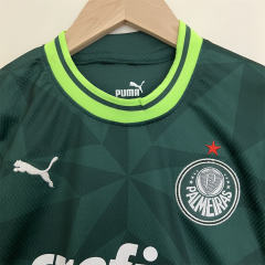 23-24 SE Palmeiras Home Kids Kit Jersey+Shorts