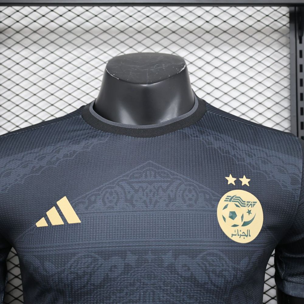 2023 Algeria Black Player Version Cheap Football Kit