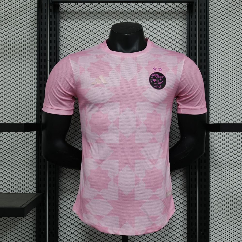 2023 Algeria Pink Player Version Cheap Football Kit